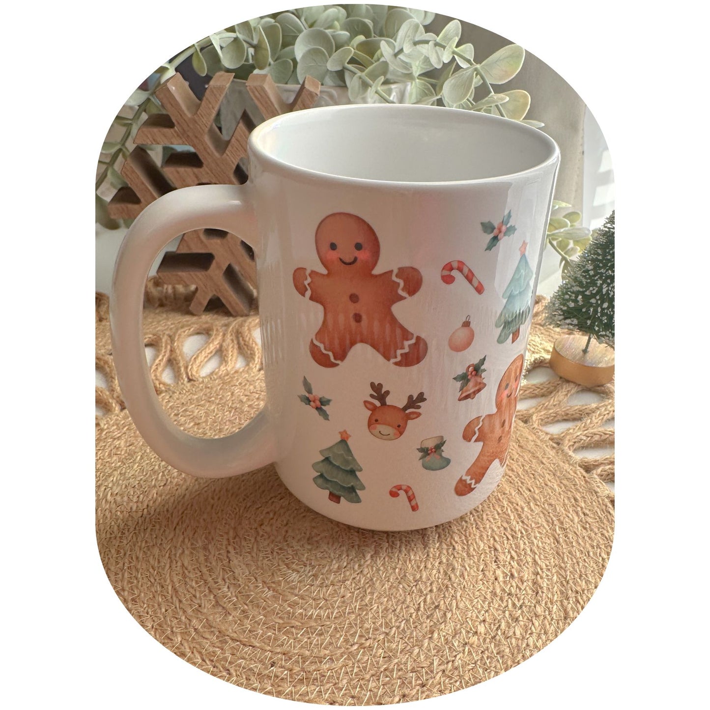Gingerbread Christmas Mug