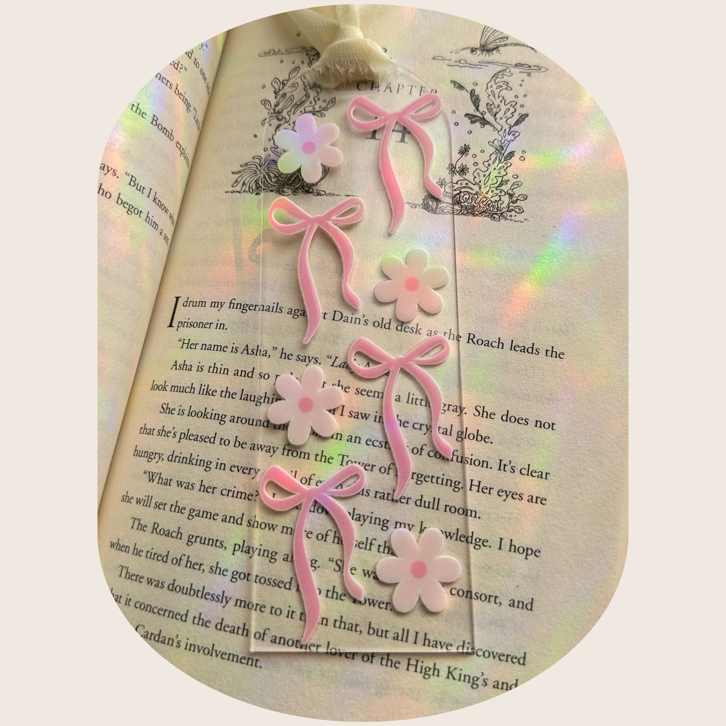 Coquette Daisies Bookmark