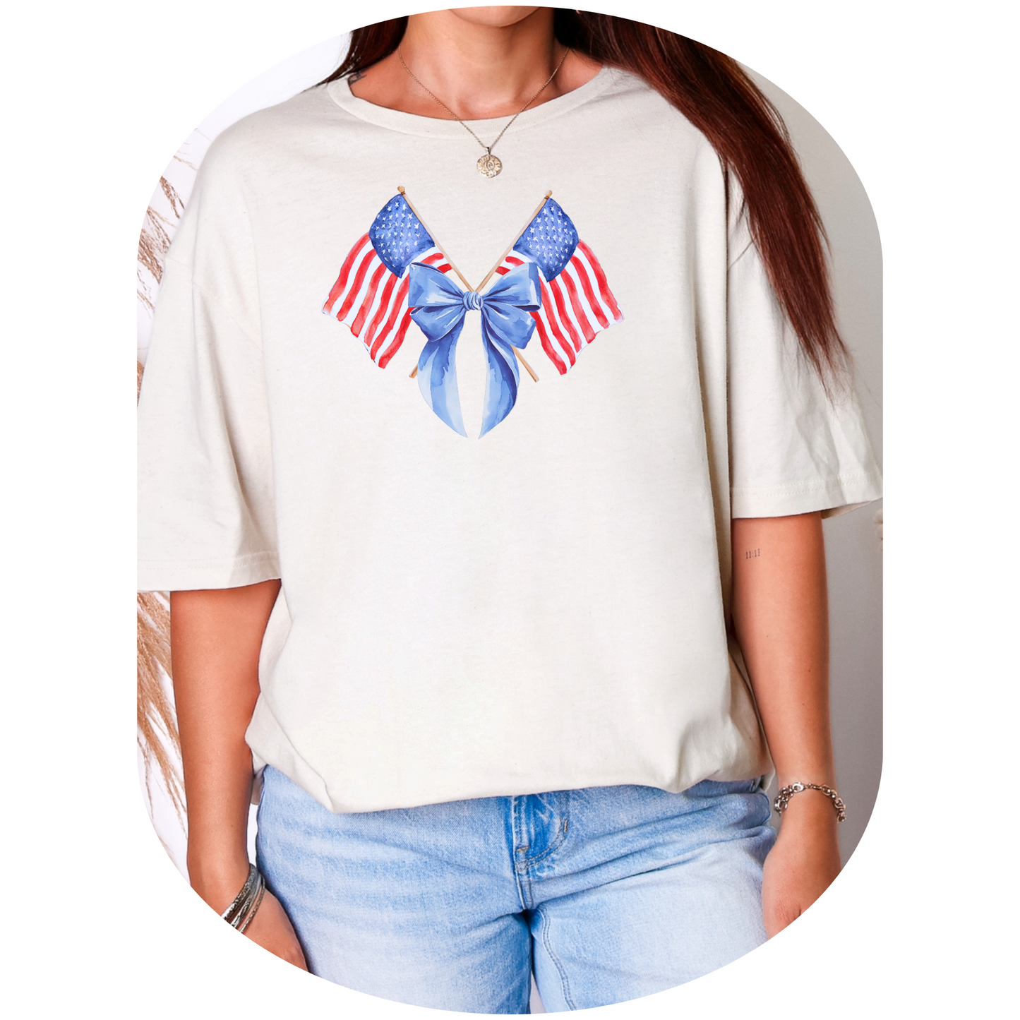 Youth Girls Patriotic Shirt