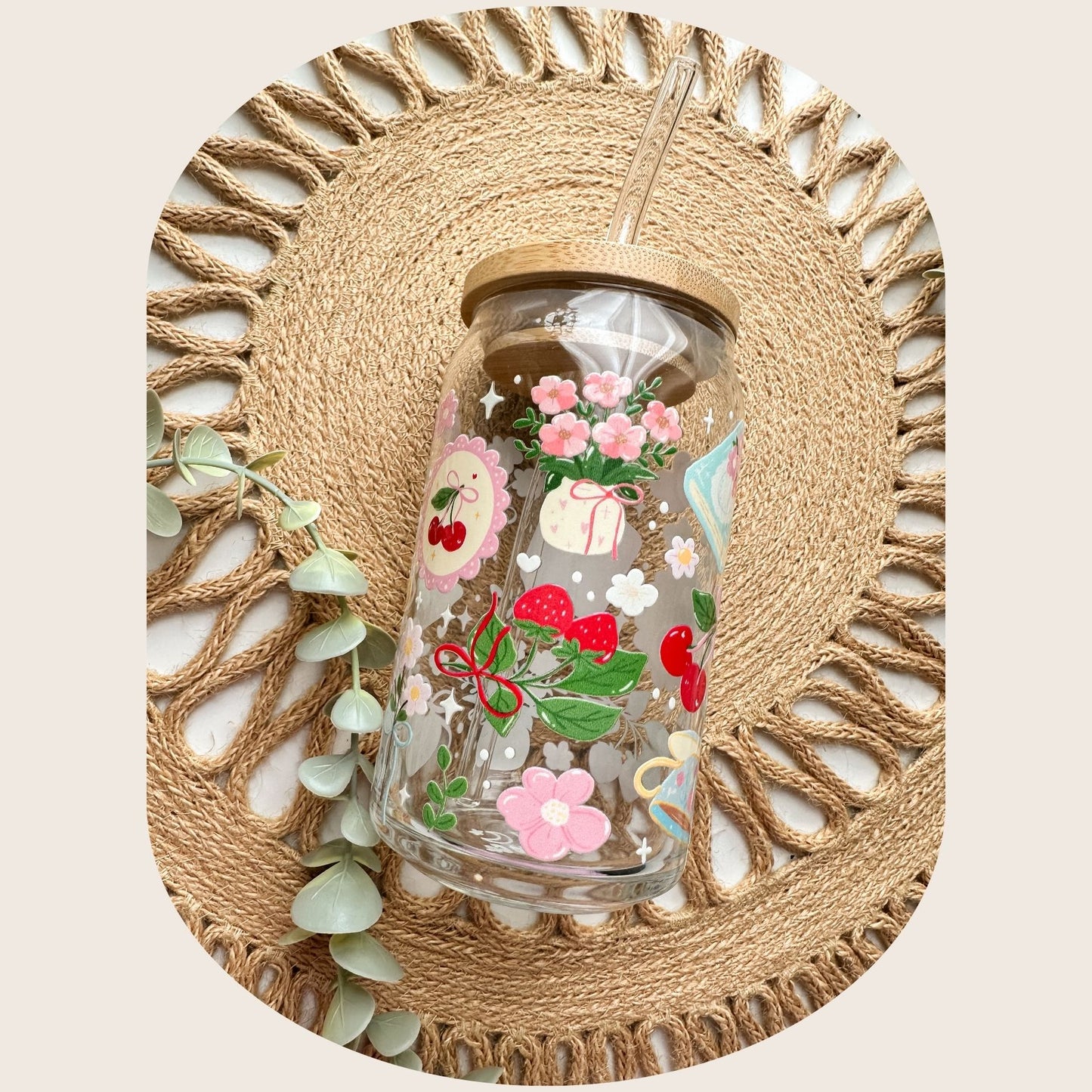 Taza para la hora del té Coquette Berry