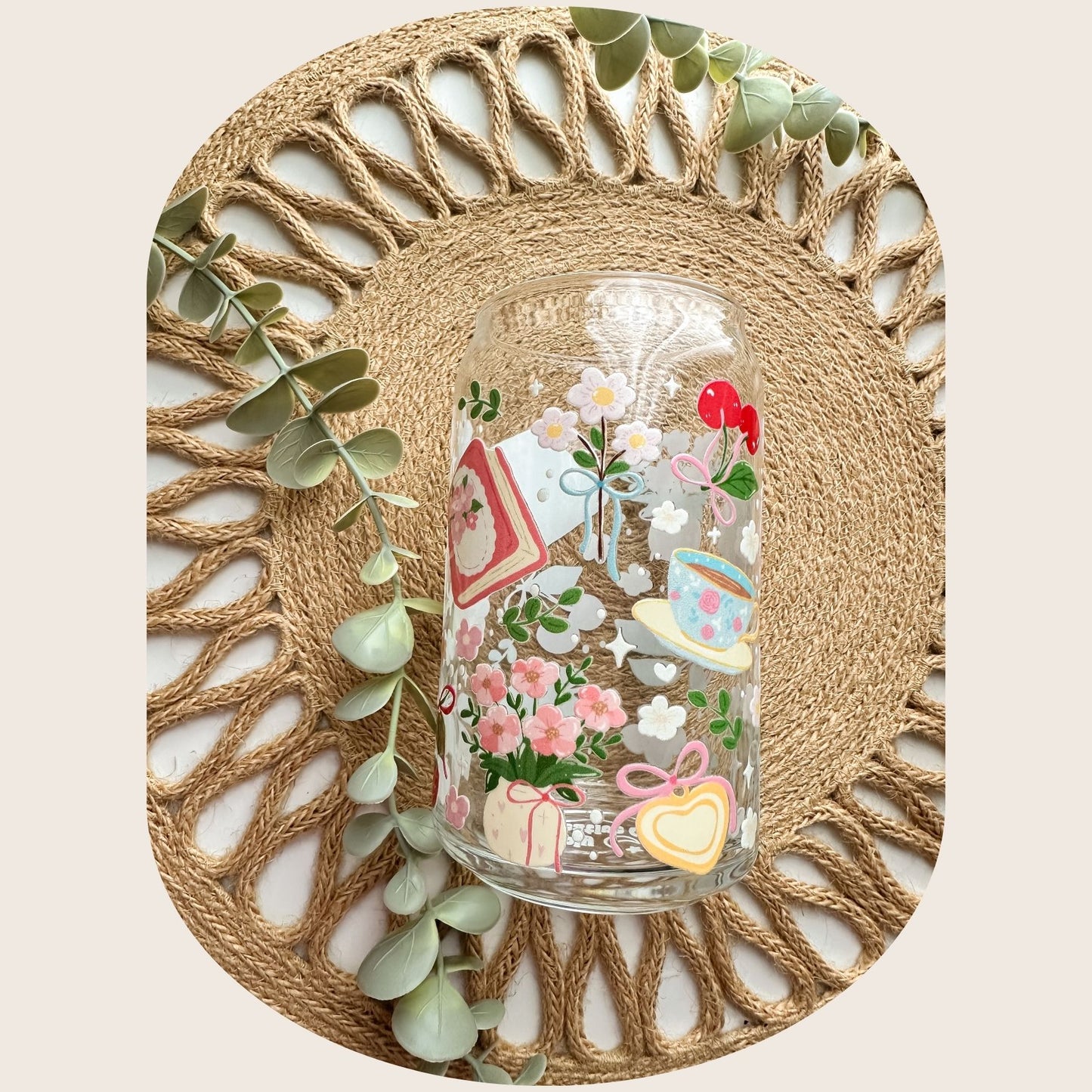 Taza para la hora del té Coquette Berry