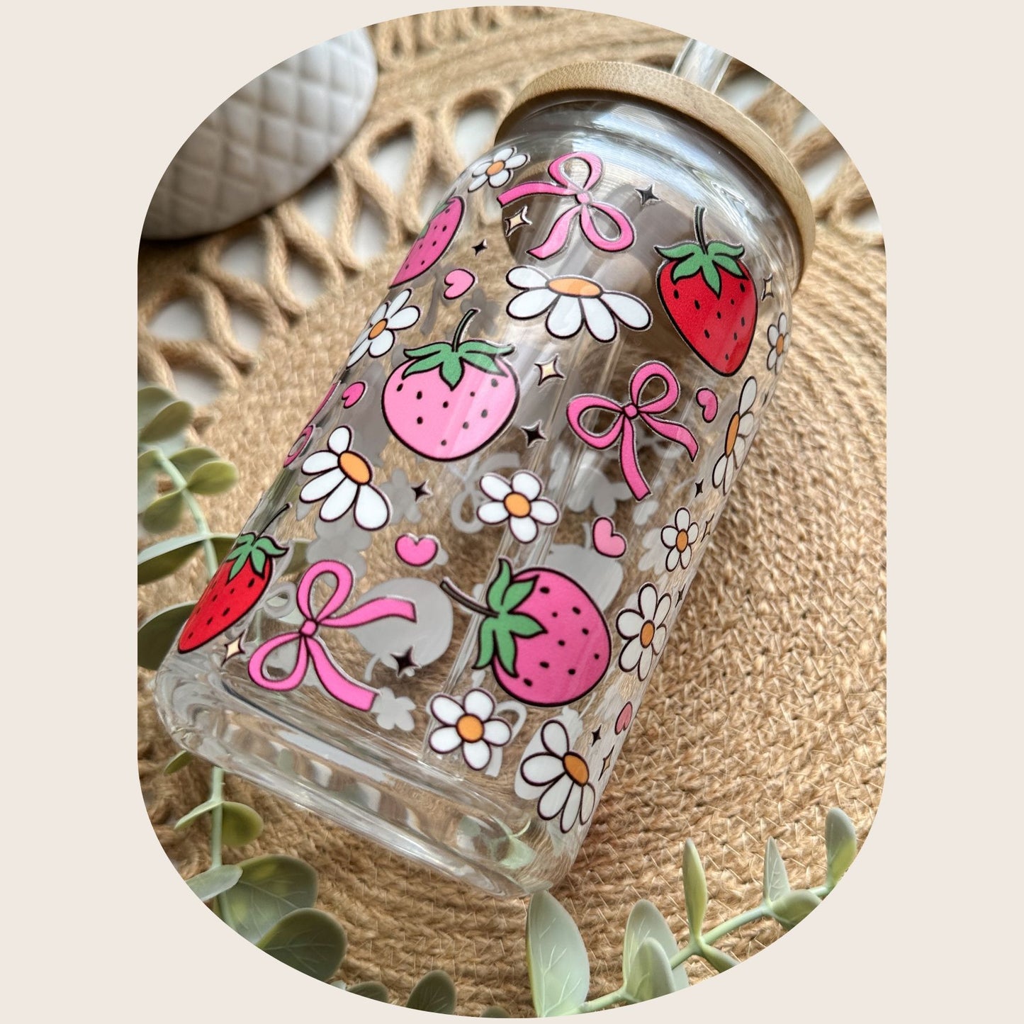 Taza de fresas Coquette